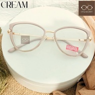 Women's Cat Eye Glasses 87087 Minus Cylinder Anti Radiation Photochromic JS