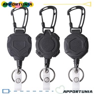 APPORTUNIA Retractable Badge Holder Office Supplies Badge Reel Clip Bus Card Cover  Badge Clip Badge