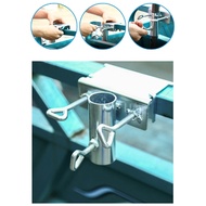 supergoodsales aqxreight Sun Umbrella Mounting Clip Iron Parasol Fixing Clamp for Balcony Railing  a