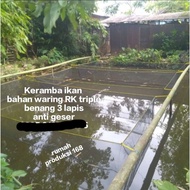 Hapa netting cage 2.5m x 4.5m x 1.5m floating net cage fish net