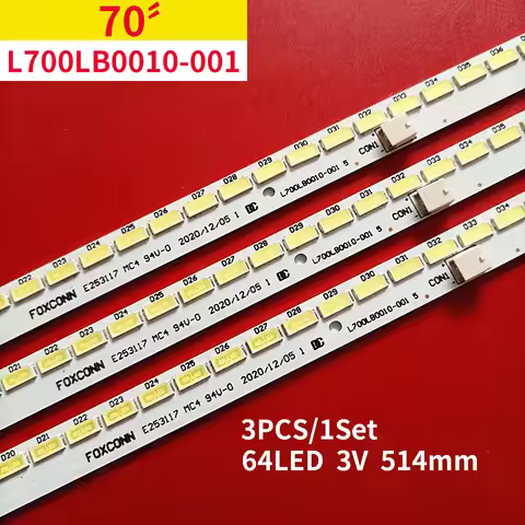 LED Backlight strip For 70'' LCD-70LX255A GK0387 01CVB058A003 JE695D3GW80T Sharp LK695D3LA18 64Leds 