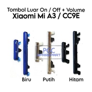 TOMBOL External Button 1 Set Power On Off + Volume Xiaomi Mi A3 / CC9E / MiA3 / CC9e / M1906F9SH / M