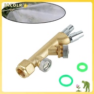 JACOLR Agriculture Spray Nozzle, Copper Adjustable Fan Pattern Atomizing Sprayer Nozzle, Atomizer 4 