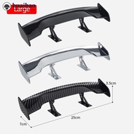 HUAIHAO 1Pc Universal Car Mini Tail Wing Carbon Fiber Look Mini Modified Tail Wings Model Auto Rear 