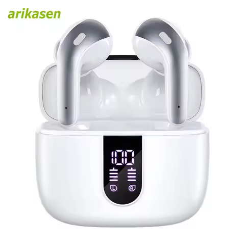 TWS Earphones Bluetooth Wireless Headphones IPX7 Waterproof TWS Earbuds Double Mic Call Noise Reduct