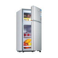 Rainbowhotsale ตู้เย็น ตู้เย็นมินิ 42L ตู้แช่เย็น ตู้เย็น2ประตู Mini refrigerator สามารถปรับอุณหภูมิได้ ความเย็นอยู่ที่ประมาณ15-25องศา