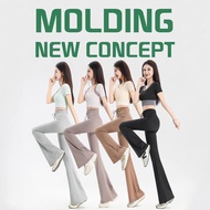 Flared Pants Yoga Pants Women's Flared Sports High-Waisted Flared Pants Slim-fit 24-Year Long Outer 