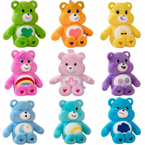 Sakura Rainbow Bear Plush Toys Lovely Care Bears Plush Toys Stuffed Dolls Homdecor Teddy Bear Sleepi