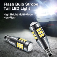 Lampu Tail Strobe Flash Flashing T15 W16W Non-flash Bulb Light Bulb Car Motorcycle Reverse