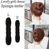 【♡Lovely girls house♡】โรลม้วนผมโดนัททำจากโฟมฟองน้ำมายากลมีห่วงสำหรับดัดอุปกรณ์ทำผมทรงต่างๆผมขนาด S/L