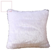 <salzburg>  43x43cm Soft Plush Solid Color Throw Pillow Case Cushion Cover Home Sofa Decor