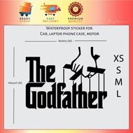 Godfather Logo Sticker Kereta Waterproof Car Motor Laptop Helmet Luggage Vinyl Decal an offer you can't refuse