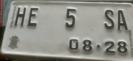 plat nomor motor font lama dan baru 1pcs dan 2pcs berlogo korlantas polri standar samsat asli