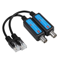 Network Coaxial Transmitter, IP Passive Extender Ethernet Over Coax, 1Pair 10/100Mbps 1CH Passive IP