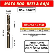 Mata Bor Besi HSS. Cobalt HSS Cobalt 15MM – 65 MM Untuk Bor Besi dan Baja