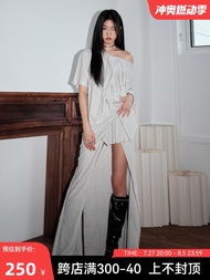 JNYLON-24SS สีรุ้ง Fairy Dirt Wind Bright Diamond หลวม Fit Vintage 2 ชิ้นชุดผู้หญิงอายุ 18-29