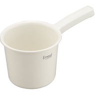 Japan ASVEL Emeal Hand Bucket White Bathroom Portable Soup Bucket Bath Water Spoon Bath