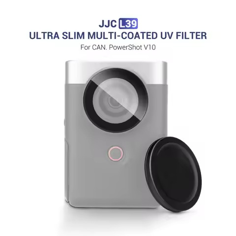 JJC L39 UV Protective Filter For Canon PowerShot V10 Vlog 19 Layers Mulit-Coated Ultra Slim UV Ultra