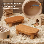 Mini rounded hamster table measuring 15x8x5cm