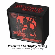 Dust-Proof Premium Custom Fit Magnectic 3D printed Pokemon Destined Rivals ETB Protector Display Cas