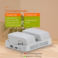 Battery Charger For DJI Flip Two-way Charging Hub Vertical Butler Power Bank Charging Station Kit Fo