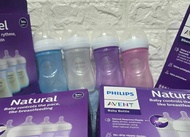 ORIGINAL PHILIPS AVENT Natural Feeding Bottle/ Baby Bottles 9oz 4 Packs
