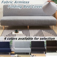 Folding Sofa Bed Cover Armless Elastic Sofa Cover Fabric AllInclusive Universal Furniture Protective