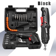 Cordless Screwdriver 48pcs Bor mini/Obeng listrik electric screw driver Multi-function screwdriver E