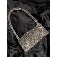 Bling Bling Smoke Gray Underarm Bag