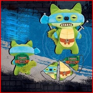 SQ1 Fuggler x TMNT Teenage Mutant Ninja Turtles Mikey Raphael Ugly-Cute Cotton Plush Doll plushie QS