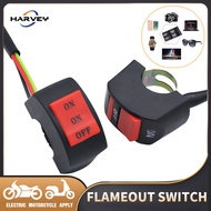 Motorcycle Handlebar Switch Waterproof Indicator On/Off Control 3 Way Driving Swith For Motorcycle