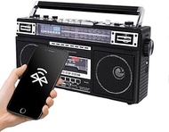 CD Tape Player, Portable Radio, Cassette Player, Vintage Radio and Recorder with AM/FM/SW1/SW2, Cassette to MP3 Save Direct to USB Flash Drive
