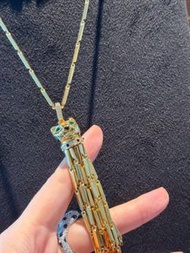 Necklace Cartier 卡地亞 PANTHÈRE DE CARTIER高級珠寶豹子獵豹黃金滿鑽長項鍊