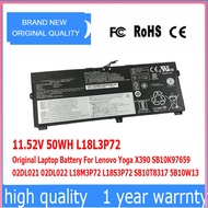 L18L3P72 Laptop Battery For Lenovo Yoga X390 SB10K97659 02DL021 02DL022 L18M3P72 L18S3P72 SB10T8317 