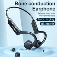 Lenovo Earphone X4 Pengaliran Tulang Bluetooth Fon Telinga Earbuds Tanpa Wayar Sukan Berbasikal Berj