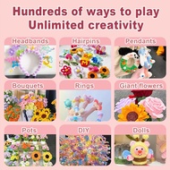 DIY Fuzzy Wire 100pcs Chenille Twist DIY Bouquet Colorful Fuzzy Stem Twist Wire For Kids Craft
