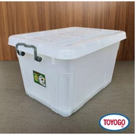 TOYOGO 9707 Storage Box with Lid and Wheels (38L)