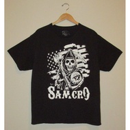 Sons Of Anarchy - Samcro American Flag T-Shirt S - New