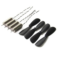 716 Coreless Brushed Motor Set 55000RPM 7x16mm & 45mm Propeller CW CCW