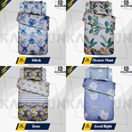 Sprei Aesthetic 140x200x5 140x200x10 140x200x20 Motif Polos Dan Karakter Double Size