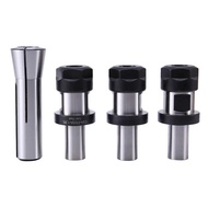 3pcs C3/4-ER20A-1.38L Extension Rod+1pcs R8 Collet 3/4 Aperture-M12 Rear Pull Thread
