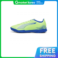 PUMA | รองเท้ากีฬาผู้ชาย Puma Footshilah Ultra 5 Play TT สีฟลูออเรสเซนต์ รองเท้าฟุตซอลสวมใส่สบาย
