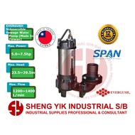 SYI Evergush EF-50T EF50T Koi Pond Submersible Sewage Water Pump Made in Taiwan