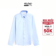 [HOT] Bamboo Non Iron Form Fitted Men's Long Sleeve Shirt - Routine 10S26SHL056