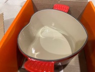 Le Creuset 櫻桃紅愛心鑄鐵鍋16寸