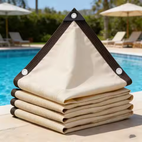 2/3/4/5m Rectangular Sun Shade Sail Canopy UV Block Sunshade Sails Sunscreen for Outdoor Patio Garde
