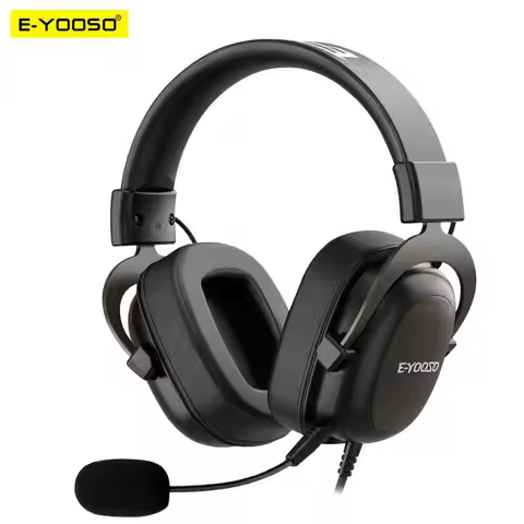 E-YOOSO H2828D Gaming Headphone,3.5mm Surround sound Computer PC Laptop headset Earphones Microphone