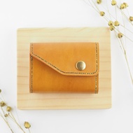 風琴式卡片包 零錢包 卡夾 茶色