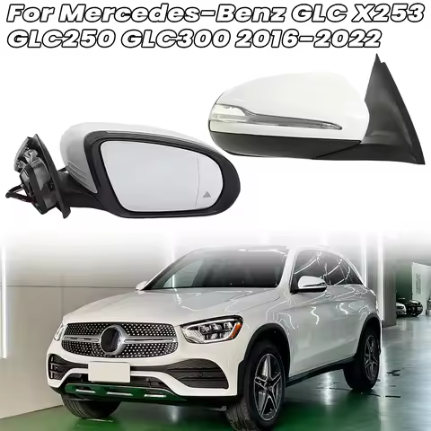 Side Door Mirror Assembly For Mercedes-Benz GLC X253 GLC250 GLC300 2016 2017-2022 Heated Blind Spot