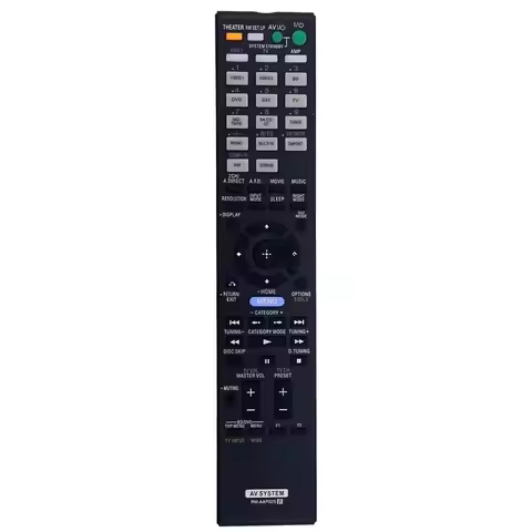 The RM-AAP025 Remote Control Is Compatible With Sony DVD Amplifier STR-DA2400ES